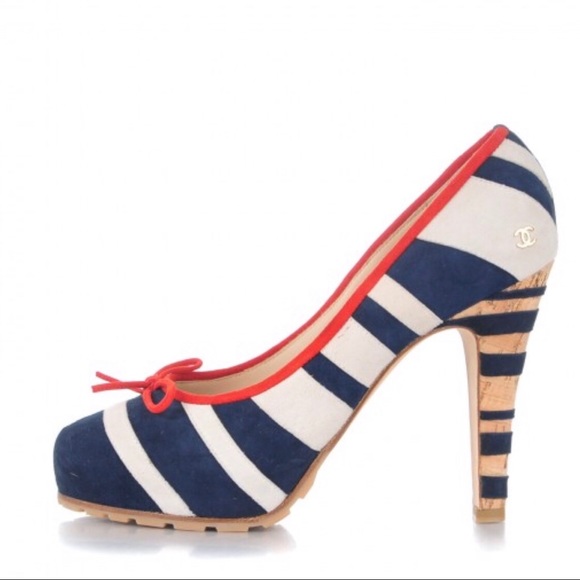 red white and blue pumps